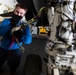 Sailor Chains Down A Firefighting Training Jet