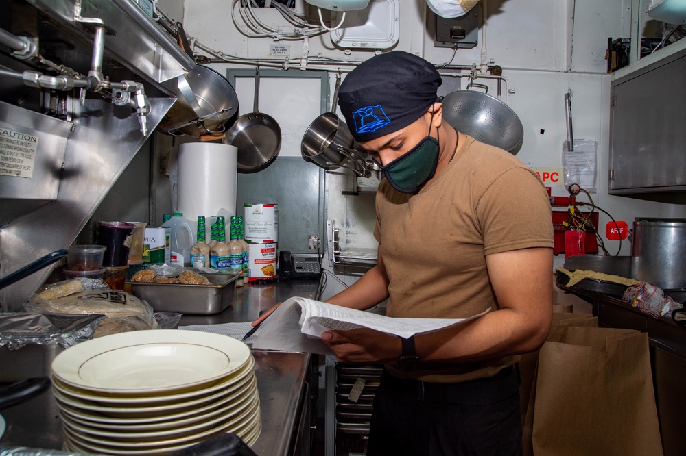 The Harry S. Truman Carrier Strike Group is on a scheduled deployment in the U.S. Sixth Fleet area of operations in support of naval operations to maintain maritime stability and security.