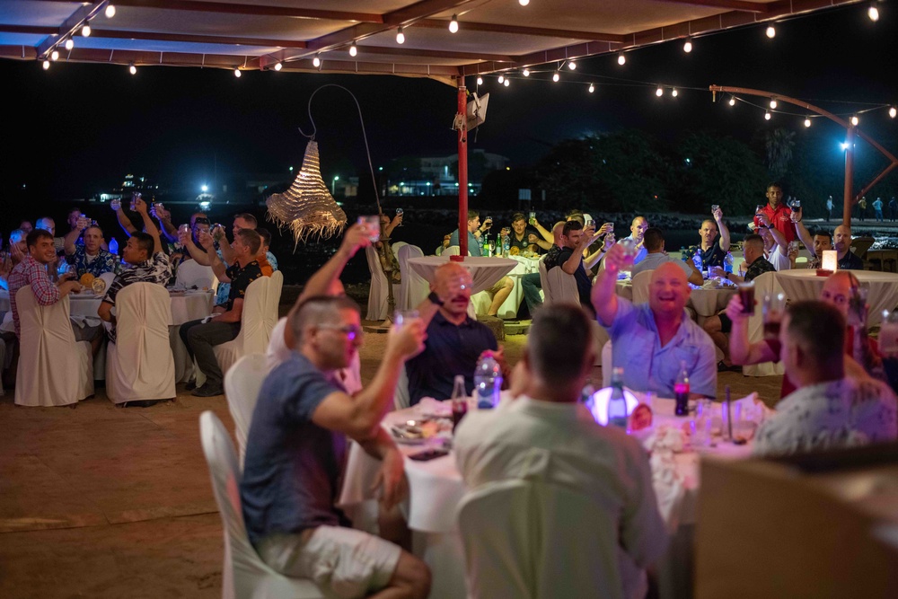 Seabees Deployed to Djibouti Hold 80th Anniversary Ball