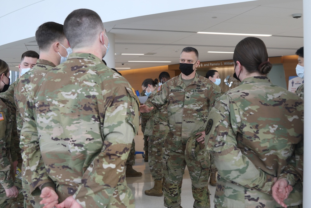 U.S. Army medical team departs Summa Health Center in Akron