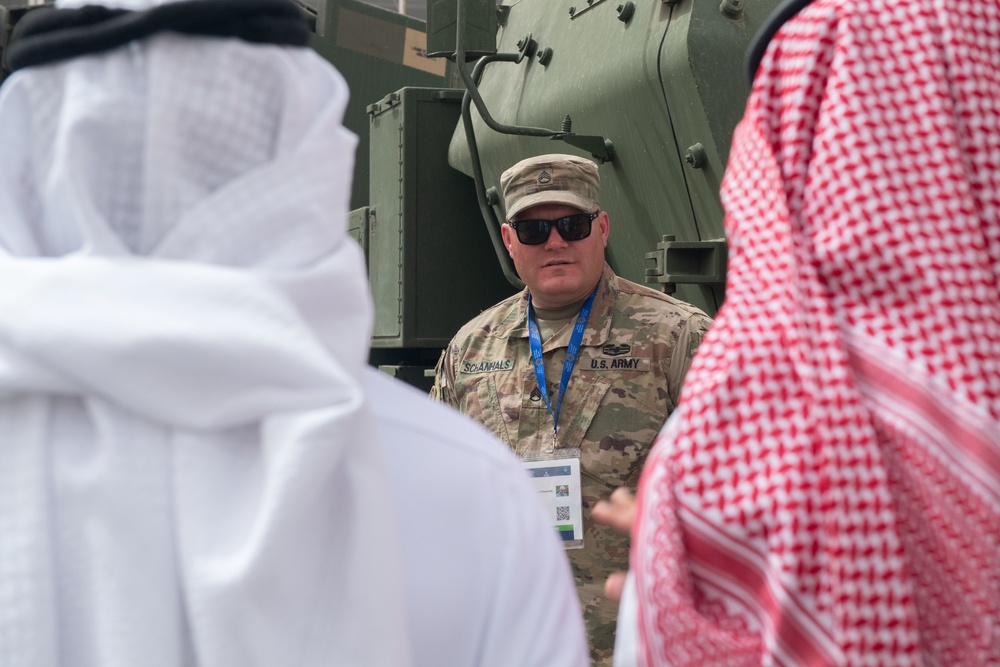 ARCENT HIMARS on display at WDS