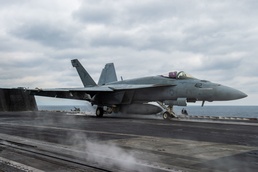 The Harry S. Truman Carrier Strike Group is on a scheduled deployment in the U.S. Sixth Fleet area of operations in support of naval operations to maintain maritime stability and security.