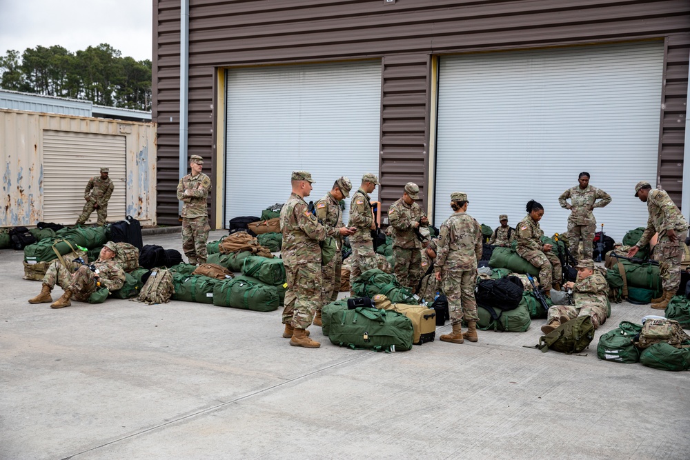 453rd Cargo Transfer Company Mobilization Ceremony