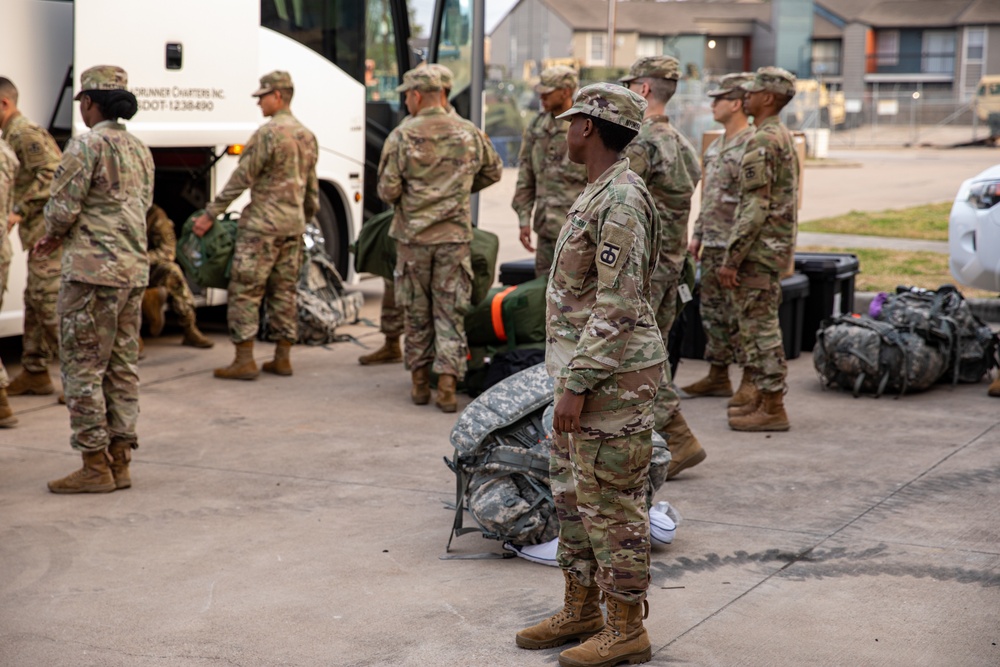 453rd Cargo Transfer Company Mobilization Ceremony