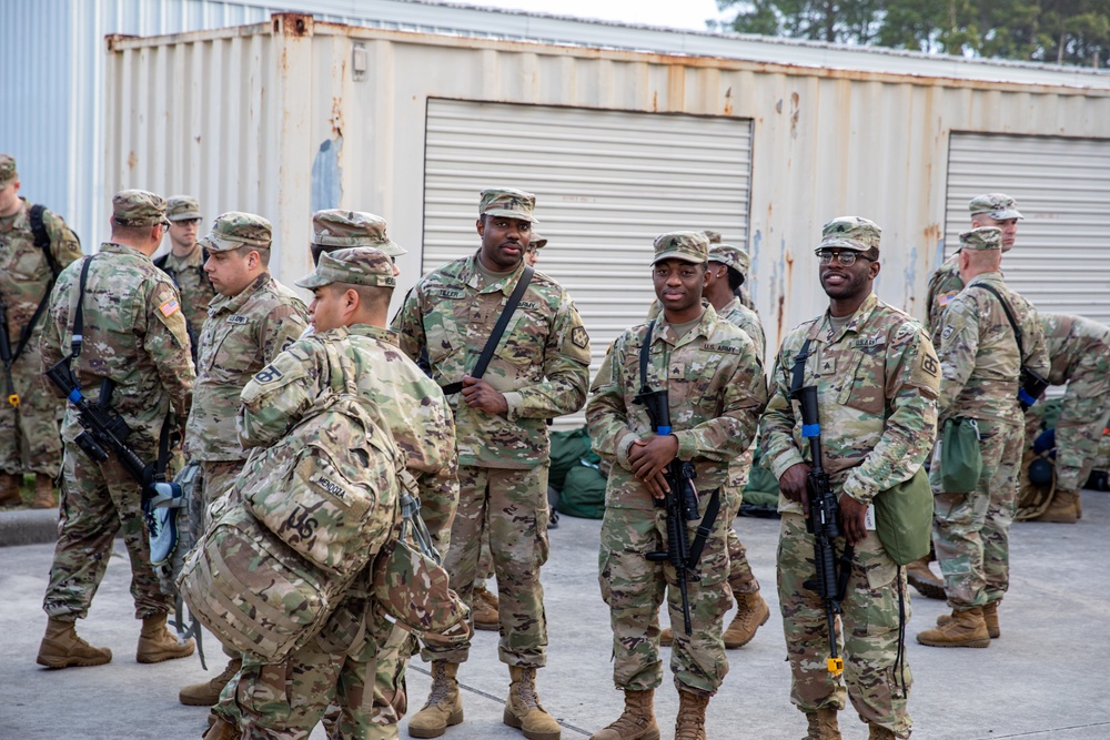 453rd Cargo Transfer Company Mobilization Ceremony