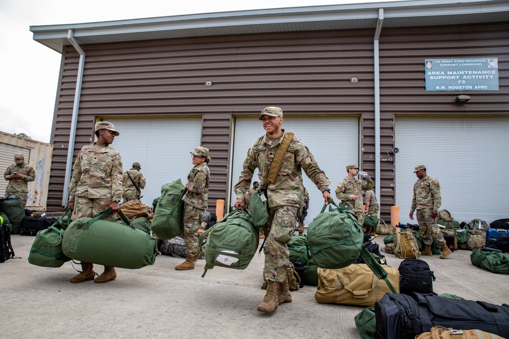 453rd Cargo Transfer Company Mobilization Ceremony