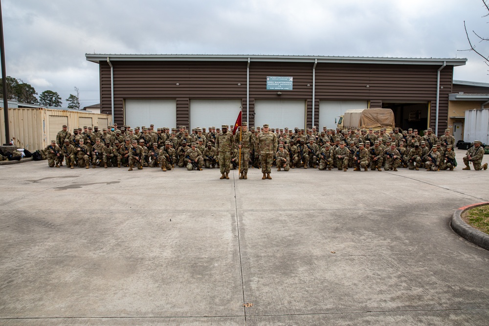 453rd Cargo Transfer Company Mobilization Ceremony