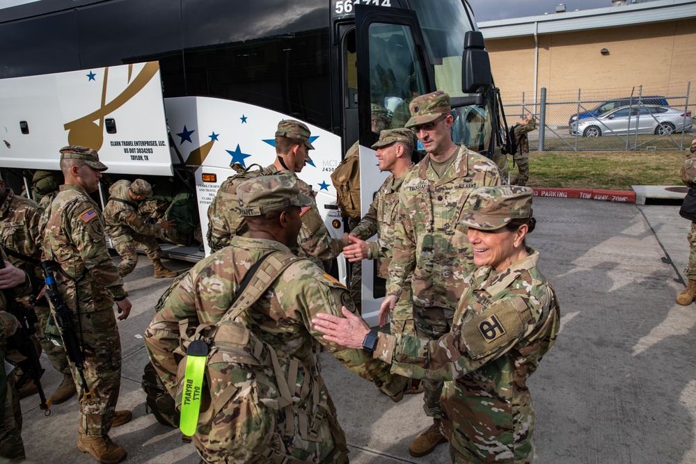 453rd Cargo Transfer Company Mobilization Ceremony