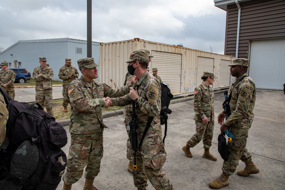 453rd Cargo Transfer Company Mobilization Ceremony