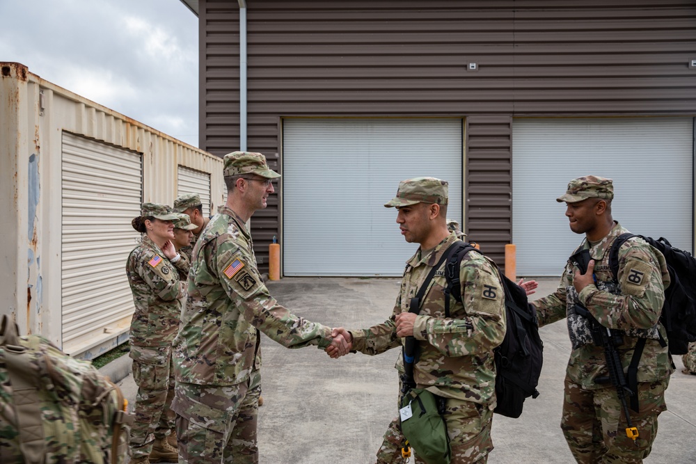 453rd Cargo Transfer Company Mobilization Ceremony