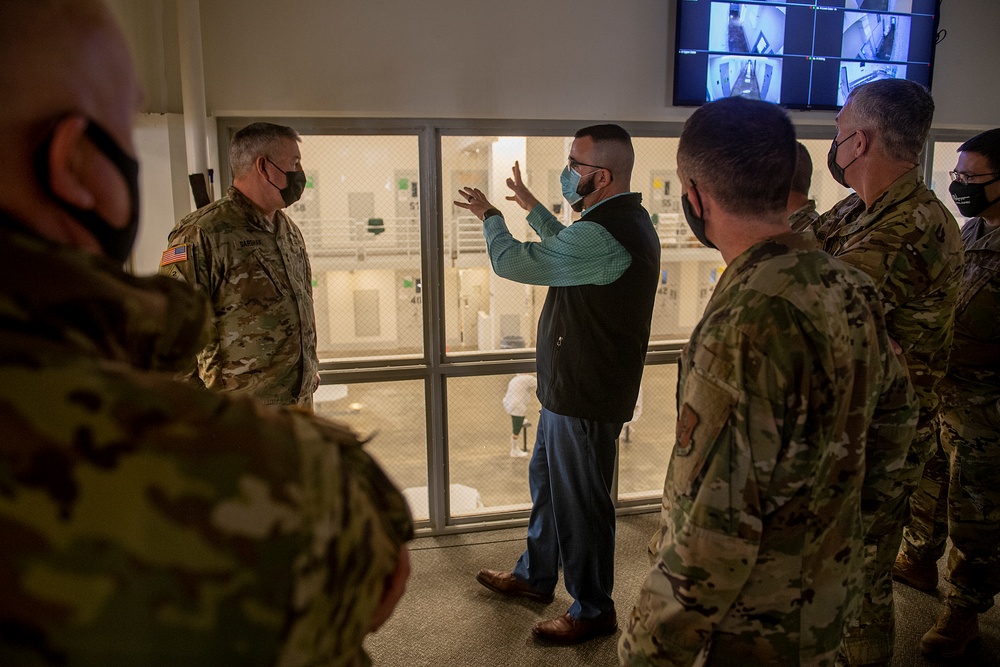 Idaho Guard Leaders Visit Prisons