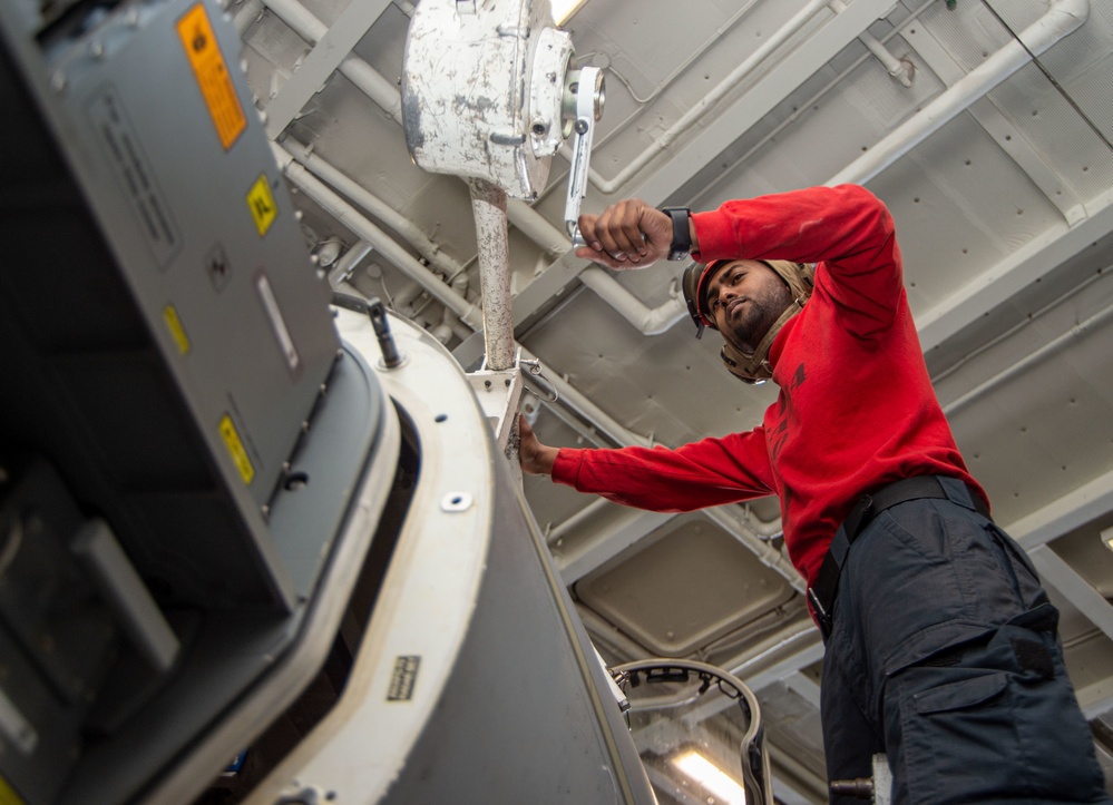 The Harry S. Truman Carrier Strike Group is on a scheduled deployment in the U.S. Sixth Fleet area of operations in support of naval operations to maintain maritime stability and security.