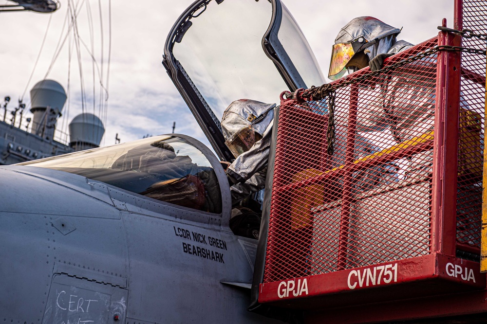 The Harry S. Truman Carrier Strike Group is on a scheduled deployment in the U.S. Sixth Fleet area of operations in support of naval operations to maintain maritime stability and security.