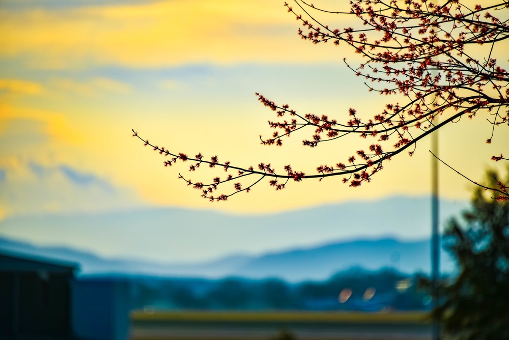 Spring Sunrise over the Smoky Mountains