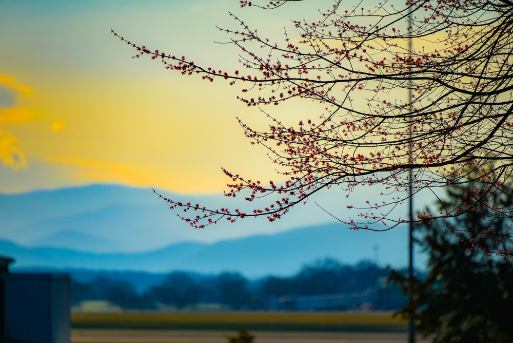 Spring Sunrise over the Smoky Mountains