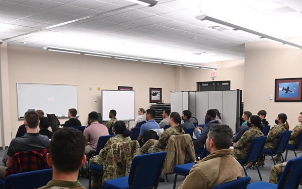U.S. Air Force Brig. Gen. Jori Robinson visits the JEC