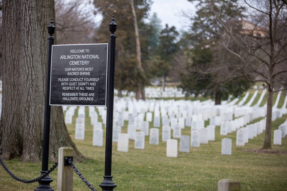 Vermont National Guard Visit Arlington National Cemetery