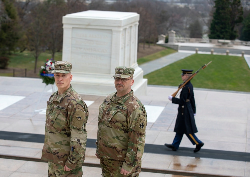 Vermont National Guard Visit Arlington National Cemetery