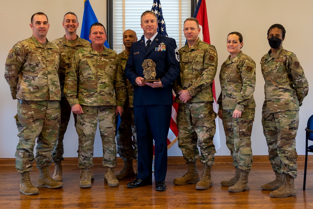 Chief Master Sgt. William McGurgan Promotion
