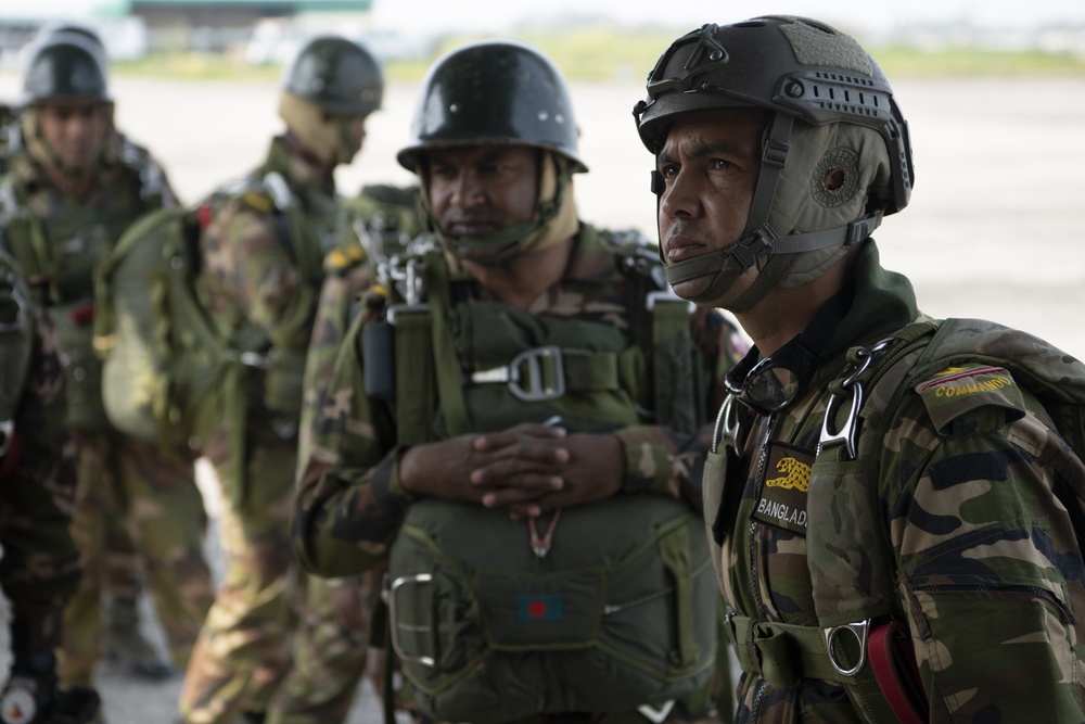 U.S., Bangladesh Air Forces practice static line, HALO jumps during Exercise Cope South 2022