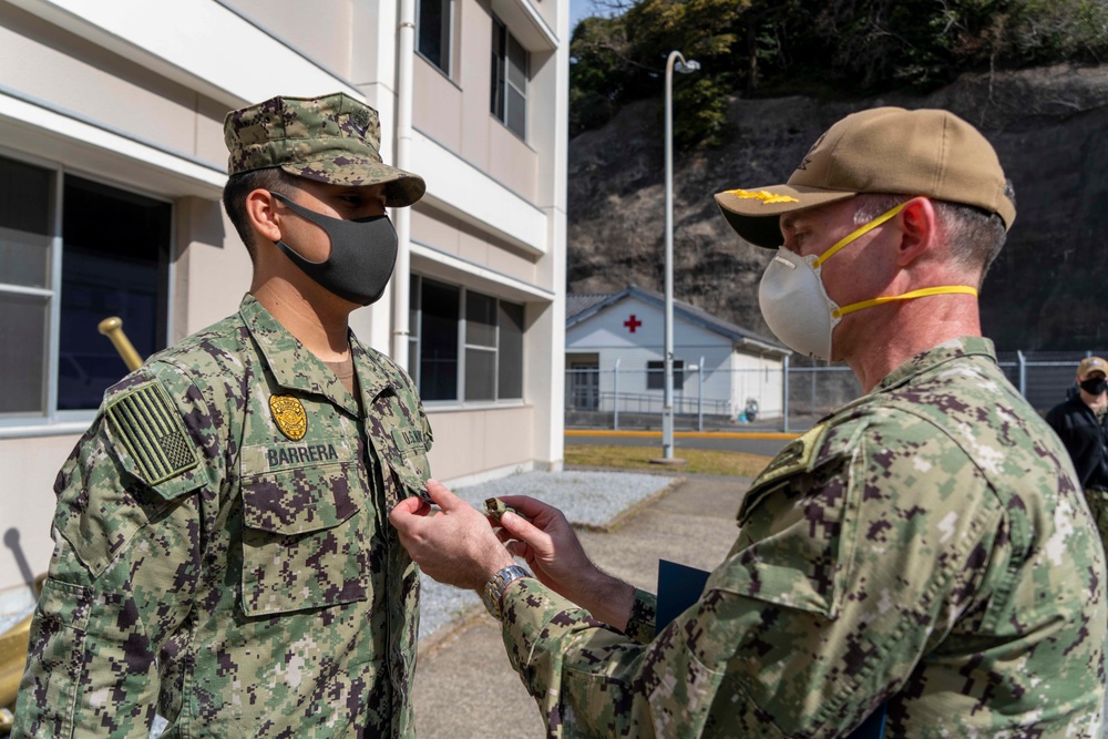 Sailors Meritoriously Advanced Onboard CFAY