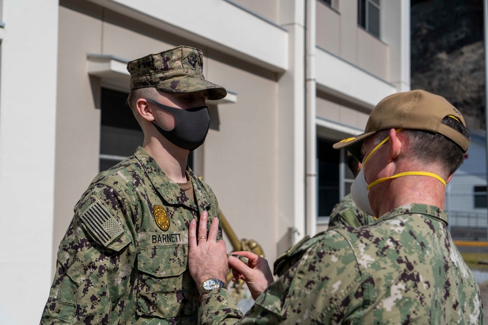 Sailors Meritoriously Advanced Onboard CFAY