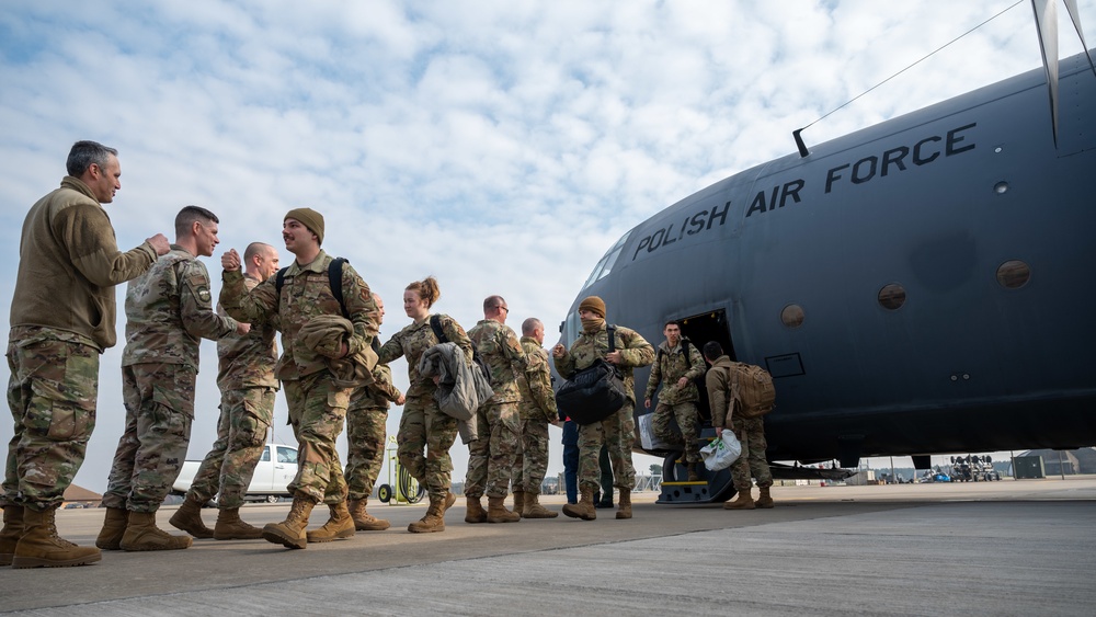 48th Fighter Wing Airmen return from NATO Polish Air Policing