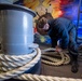 USS America Conducts Line Handling Evolutions.