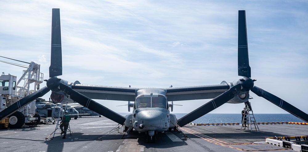 USS America (LHA 6) Conducts Flight Operations