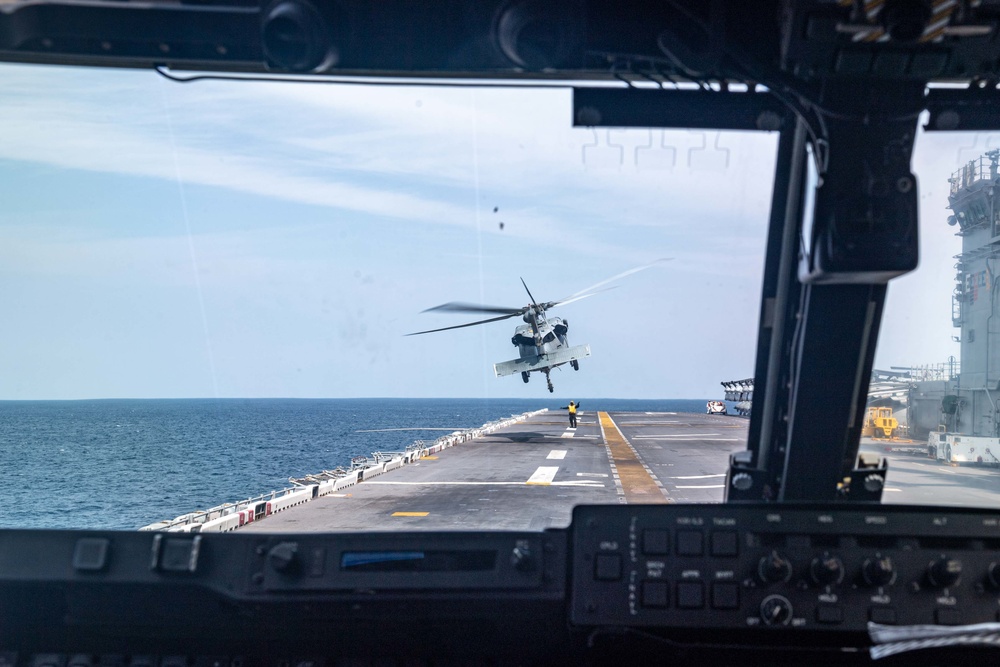 USS America (LHA 6) Conducts Flight Operations