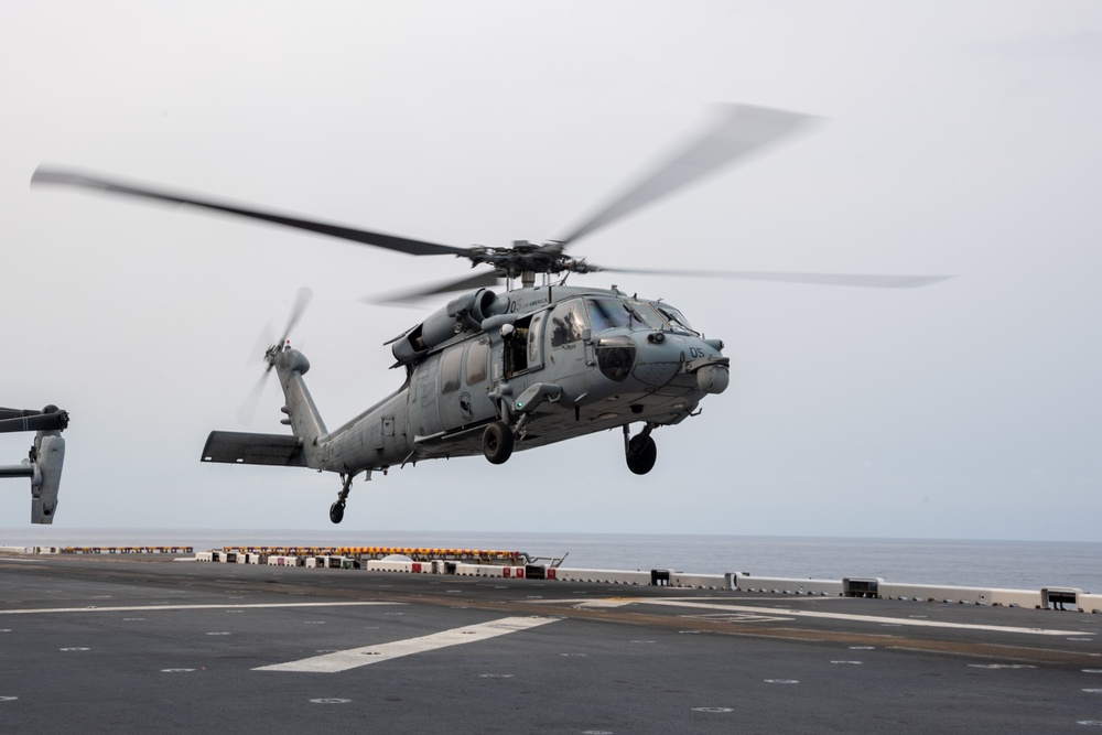 USS America Conducts Flight Ops