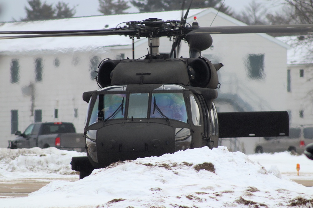 Wisconsin National Guard aircrew supports UH-60 Black Hawk training mission at Fort McCoy