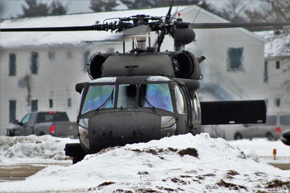 Wisconsin National Guard aircrew supports UH-60 Black Hawk training mission at Fort McCoy