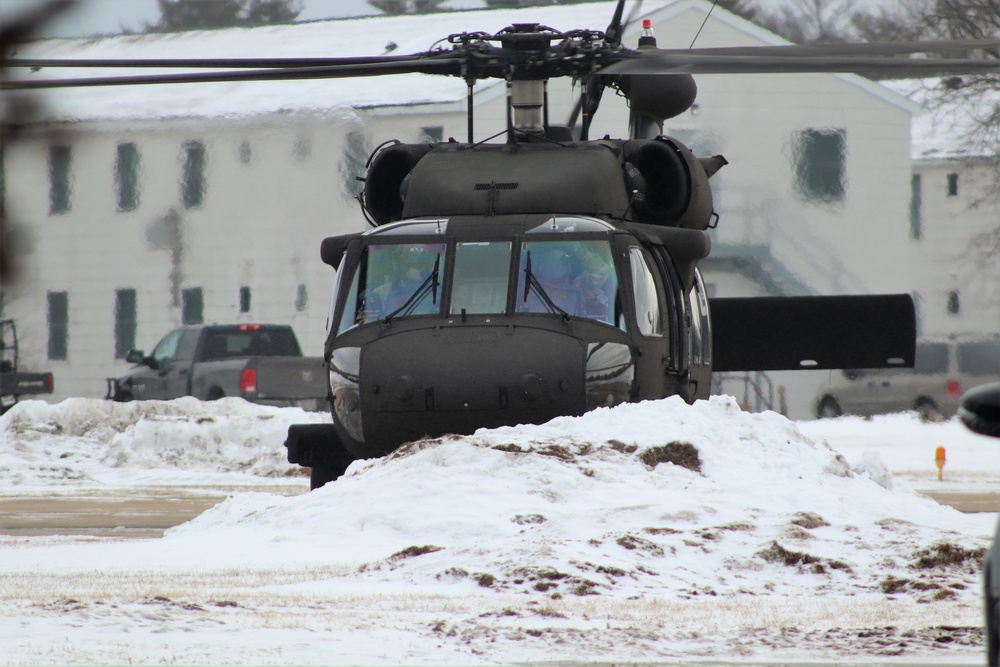 Wisconsin National Guard aircrew supports UH-60 Black Hawk training mission at Fort McCoy