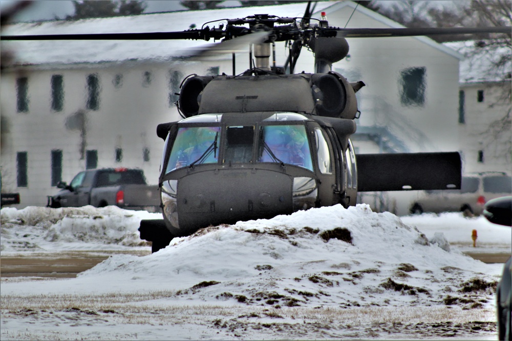 Wisconsin National Guard aircrew supports UH-60 Black Hawk training mission at Fort McCoy