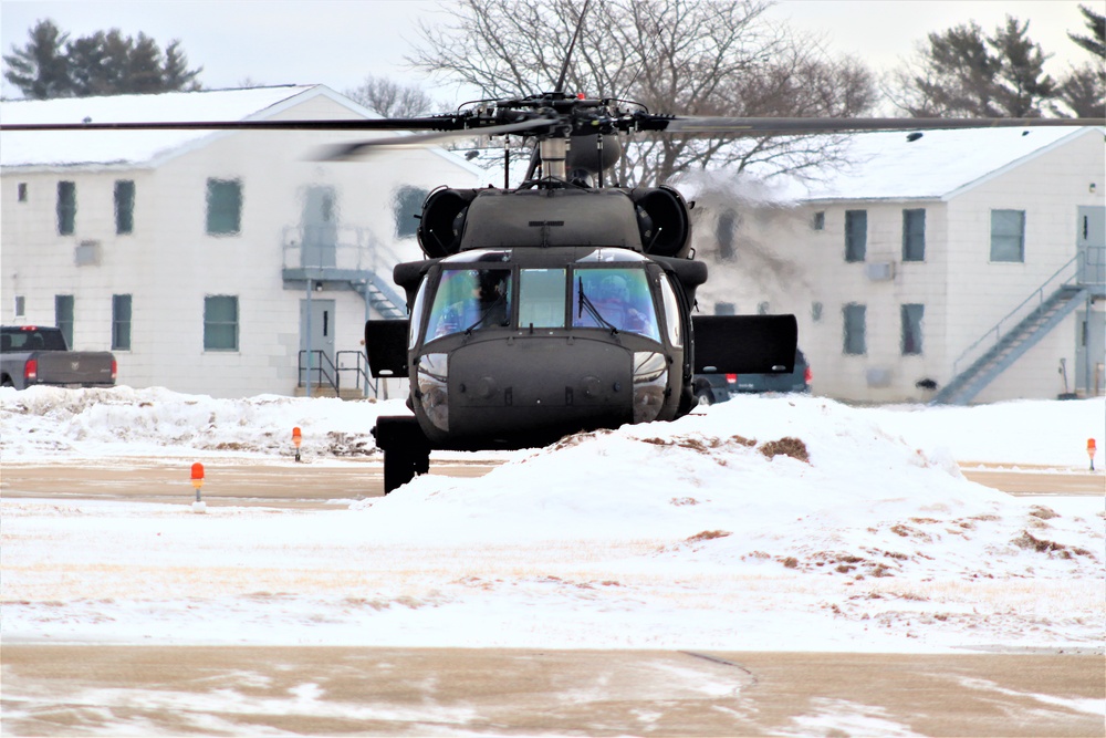 Wisconsin National Guard aircrew supports UH-60 Black Hawk training mission at Fort McCoy