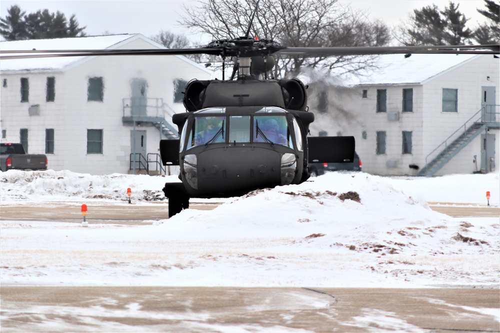 Wisconsin National Guard aircrew supports UH-60 Black Hawk training mission at Fort McCoy