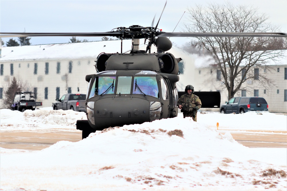 Wisconsin National Guard aircrew supports UH-60 Black Hawk training mission at Fort McCoy