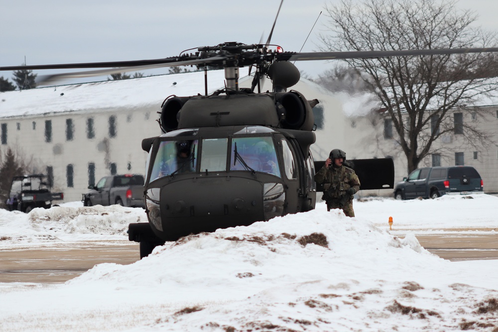 Wisconsin National Guard aircrew supports UH-60 Black Hawk training mission at Fort McCoy