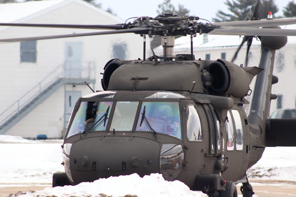 Wisconsin National Guard aircrew supports UH-60 Black Hawk training mission at Fort McCoy