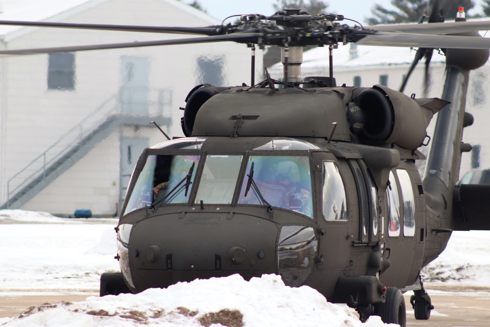 Wisconsin National Guard aircrew supports UH-60 Black Hawk training mission at Fort McCoy