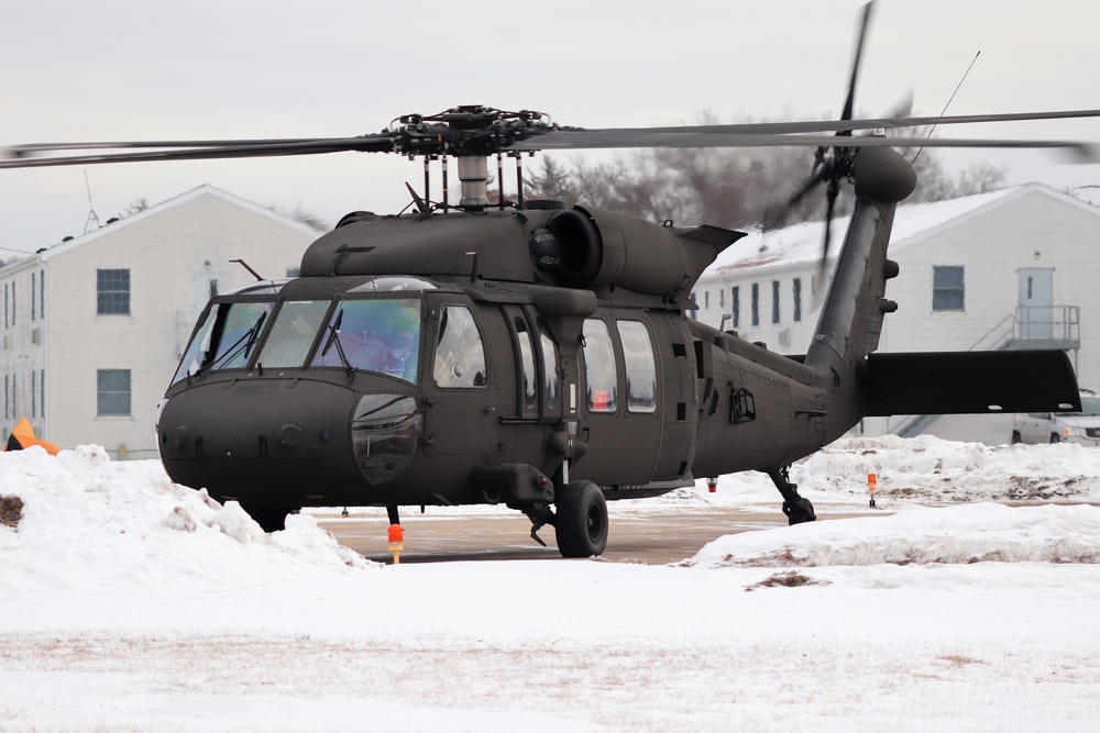 Wisconsin National Guard aircrew supports UH-60 Black Hawk training mission at Fort McCoy