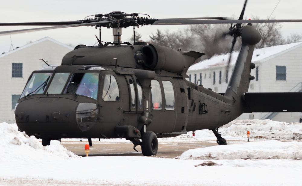 Wisconsin National Guard aircrew supports UH-60 Black Hawk training mission at Fort McCoy