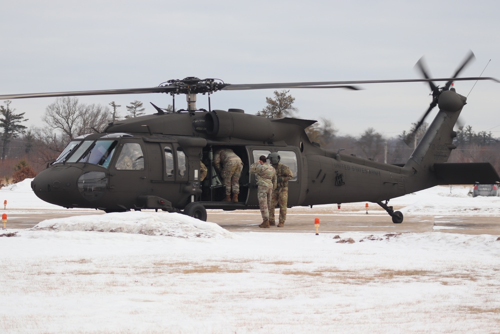 Wisconsin National Guard aircrew supports UH-60 Black Hawk training mission at Fort McCoy