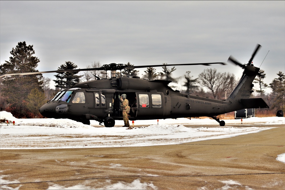 Wisconsin National Guard aircrew supports UH-60 Black Hawk training mission at Fort McCoy