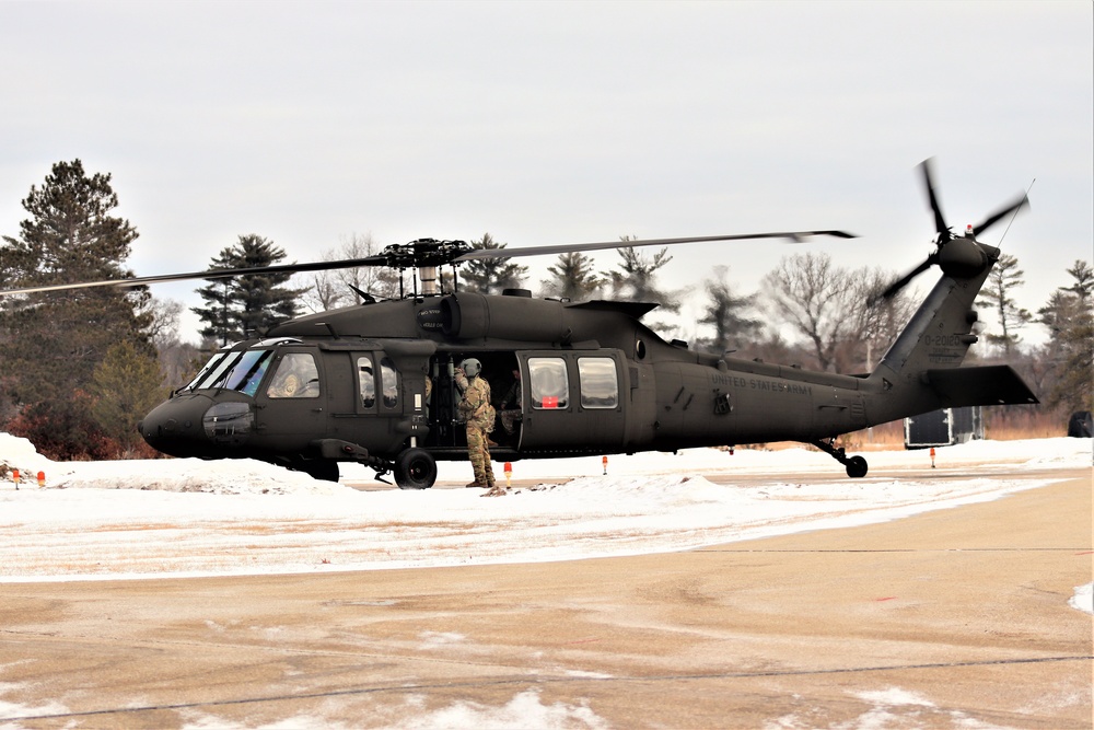 Wisconsin National Guard aircrew supports UH-60 Black Hawk training mission at Fort McCoy