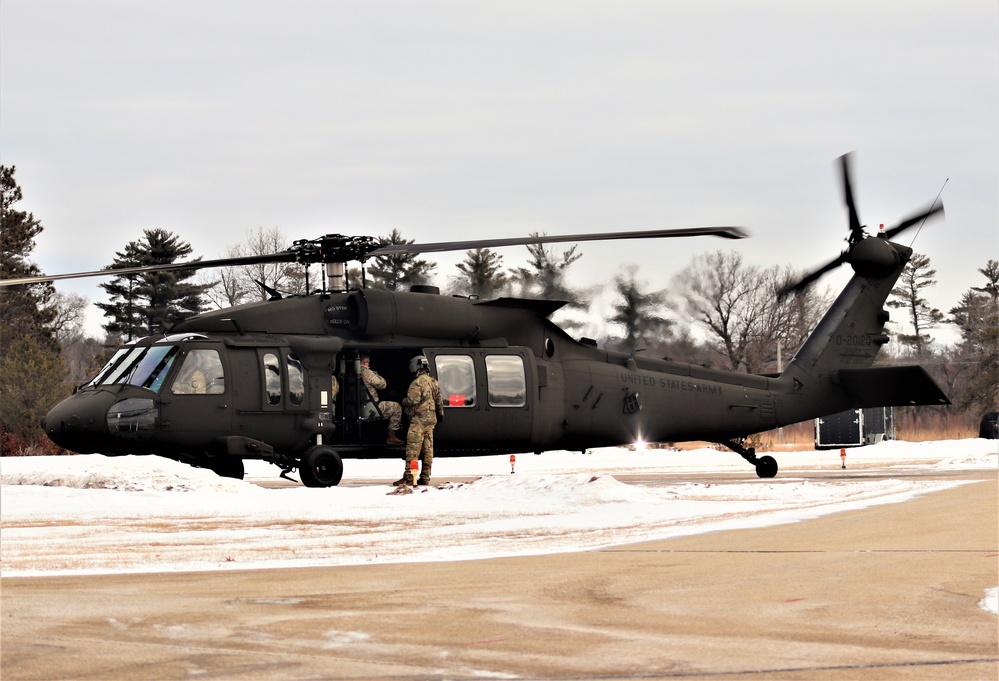 Wisconsin National Guard aircrew supports UH-60 Black Hawk training mission at Fort McCoy