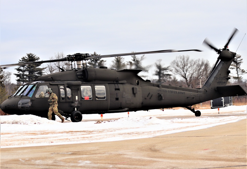 Wisconsin National Guard aircrew supports UH-60 Black Hawk training mission at Fort McCoy