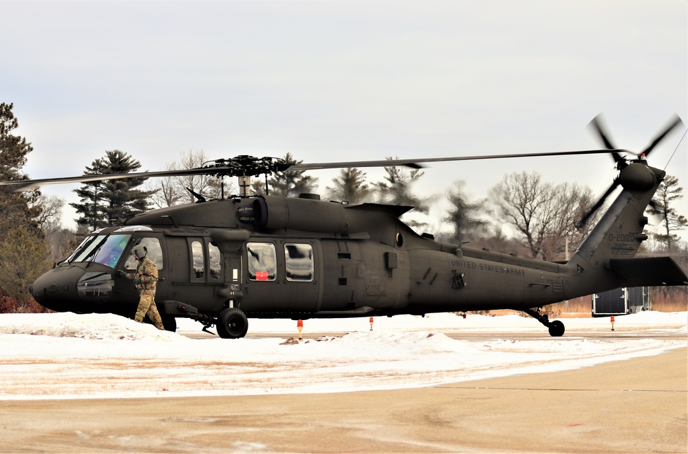 Wisconsin National Guard aircrew supports UH-60 Black Hawk training mission at Fort McCoy