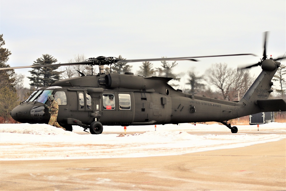 Wisconsin National Guard aircrew supports UH-60 Black Hawk training mission at Fort McCoy